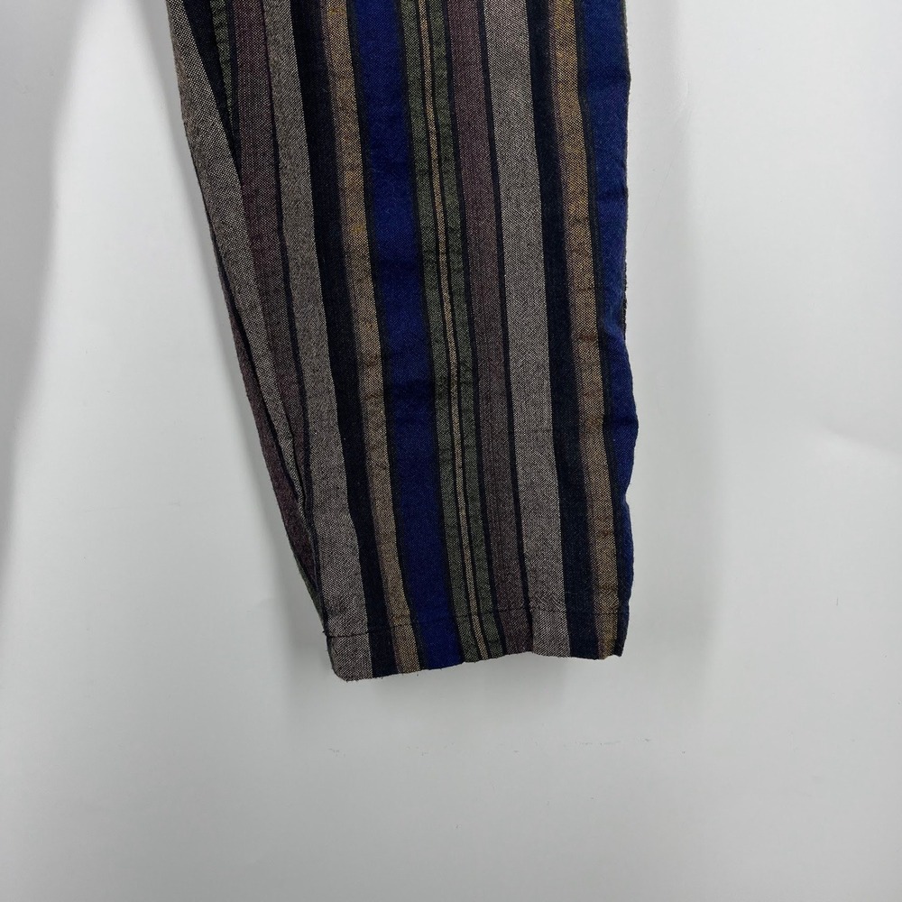 Earthbound Womens Vertical Stripe Cotton Elastic Waist Pants Size S - Picture 6 of 13